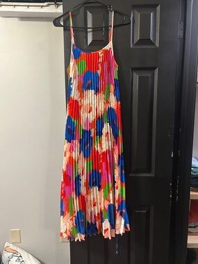 Sam Edelman | Dresses | Sam Edelman Blouson Pleated Dress In Black Size 4  Lined Maxi Sleeveless Zip | Poshmark